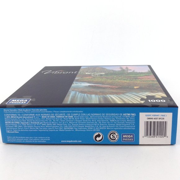 Mega Puzzles 1000 Pieces Glacier Cascades - Picture 5 of 7